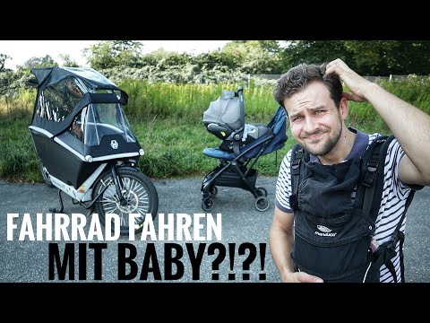 Radfahren mit Baby - ist das möglich? Und wenn ja, wie? Tipps und Tricks zu Cargobike und Anhänger