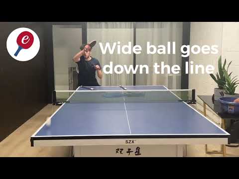 Table tennis - Developing tough placement