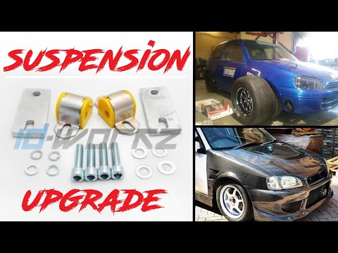 Starlet WHITELINE anti lift kit install