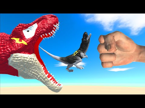 EPIC PUNCH In The Mouth Dinosaur T-Rex - Animal Revolt Battle Simulator