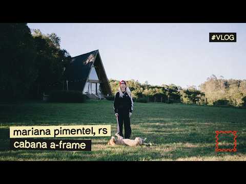 chalé a-frame no interior do rio grande do sul | cabana salto