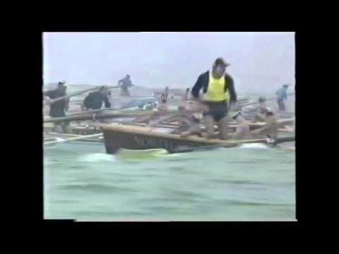 Open Men's Surfboat Final - Australian Titles 1990