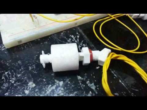 Ball float liquid level sensor demo