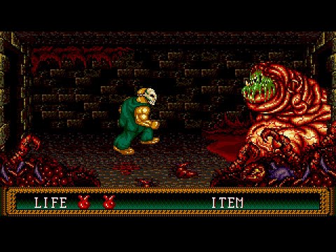 Splatterhouse 2 Longplay (Sega Genesis) [QHD]