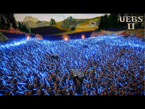 1,000,000 T-45, JEDI & GOLDEN KNIGHTS vs 3,5000,000 DAEMONETTES | Ultimate Epic Battle Simulator 2