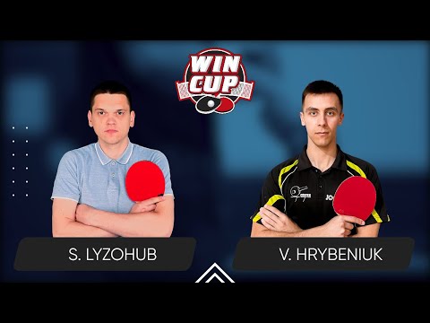 09:45 Serhii Lyzohub - Volodymyr Hrybeniuk West 2 WIN CUP 09.12.2023 | TABLE TENNIS WINCUP