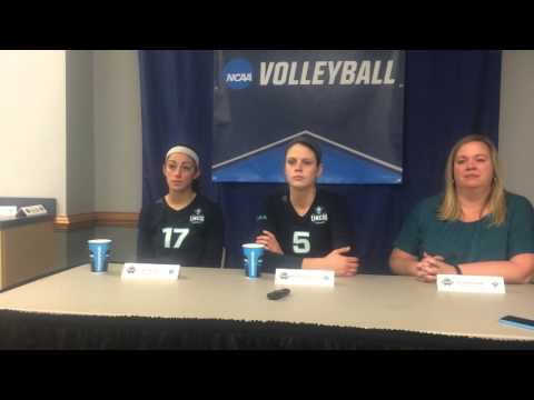12/4/15 Meredith Peacock NCAA First Round post match press conference