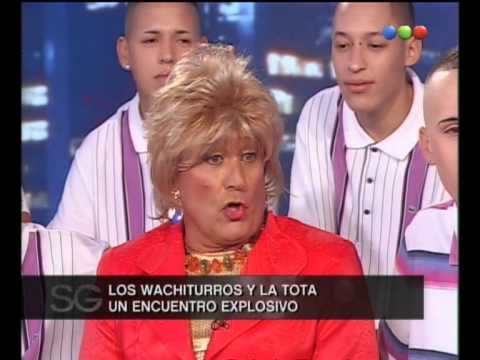 La Tota, Choreographer of Los Wachiturros - Susana Giménez
