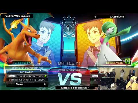 WCS 2017 Pokken Casuals - Messa (Charizard) vs. Rasenryu (Gardevoir)