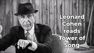 LEONARD COHEN reads "The Tower of Song"