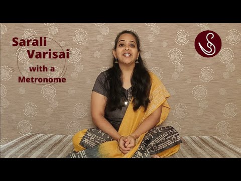 Sarali Varisai - With Metronome (All 14 verses)
