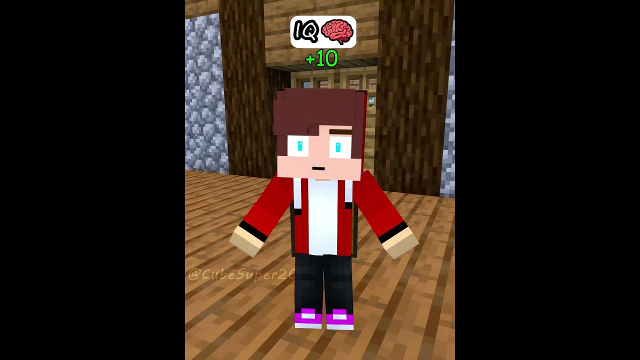 JJ With Different IQs Showing Exam Results to Parents 😎 - MAIZEN Minecraft Animation #shorts