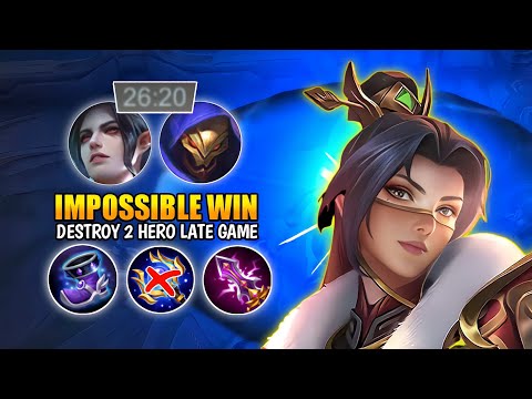 COBA BUILD INI !! DAMAGENYA MELEBIHI 2 HERO LATE GAME !! LUO YI TOP 1 GLOBAL