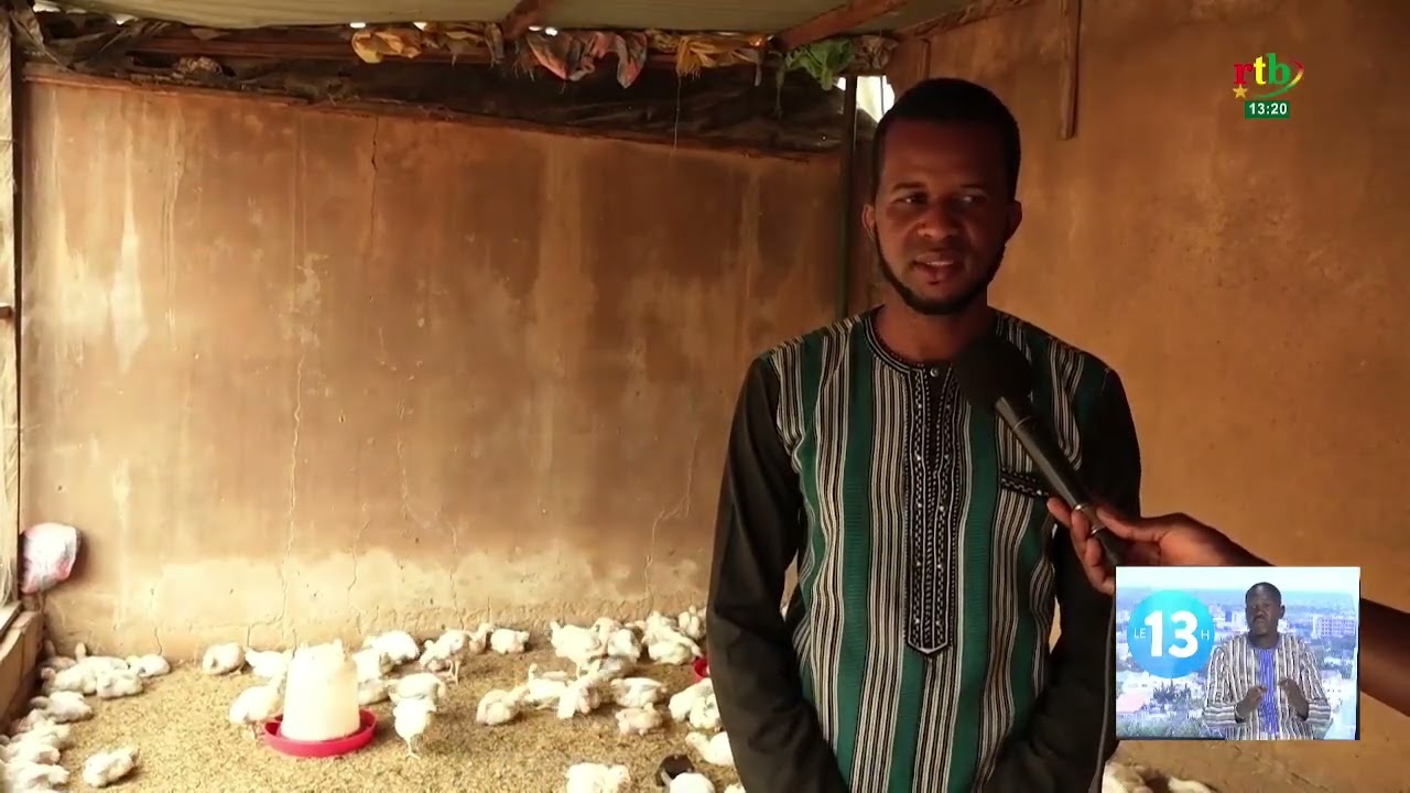 Visite dans la ferme d’un incubé issu de l’École nationale de Formation Agricole de Matourkou ENAFA