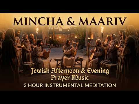 Mincha & Maariv - Jewish Afternoon Evening Prayer Music | 3 Hour Instrumental Meditation