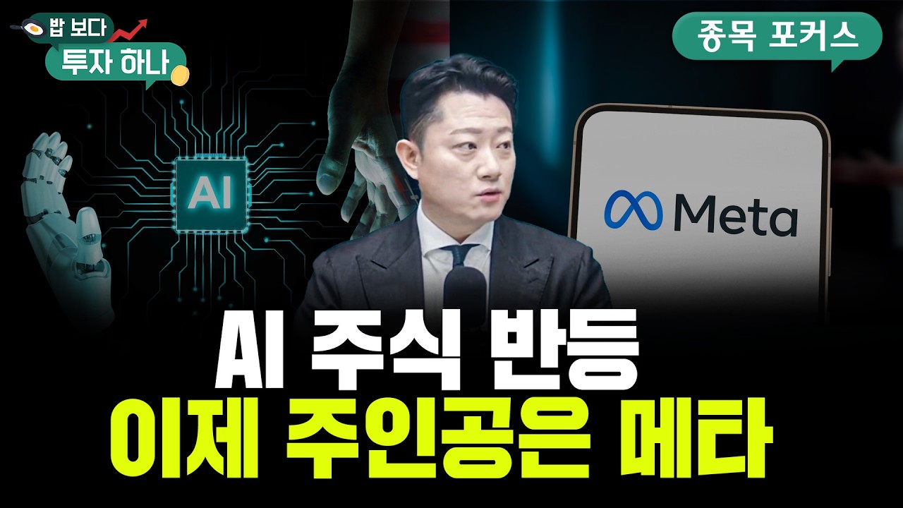 미국 AI 주식 반등, 지금 주목해야 할 기업은? | 전래훈, 김영윤, 빈센트, 편다송 [밥 보다 투자 하나]