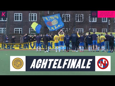 Offensivfeuerwerk im Pokal | FC Alsterbrüder - Eintracht Norderstedt (Achtelfinale, Landespokal)