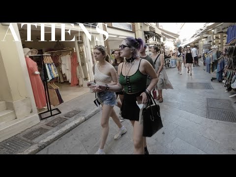 Atenas Grécia | Rua Adrianou | Verão 2023