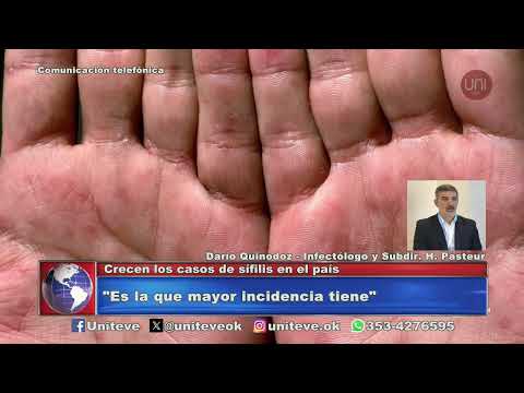 Crecen los casos de sifilis en el país