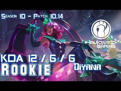 IG Rookie QIYANA vs ORIANNA Mid - Patch 10.14 KR Ranked