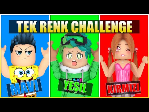 TEK RENK CHALLENGE [ DOĞRU RENGİ SEÇ ] | EASY COLOR SWITCH ROBLOX TÜRKÇE | HAN KRAL EKİP
