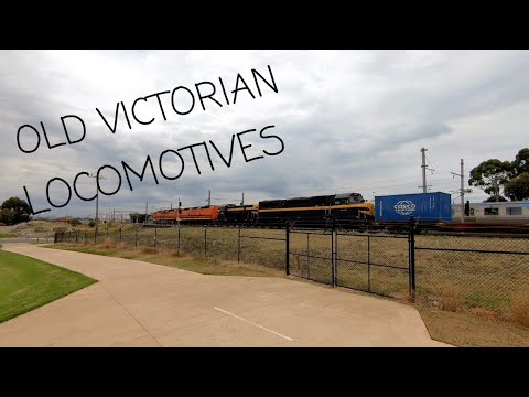 CLF4, CLF2, T357 AND C501 on 7922v - Old VR locomotives!!!