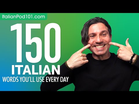 150 Italian Words You'll Use Every Day - Basic Vocabulary #55
