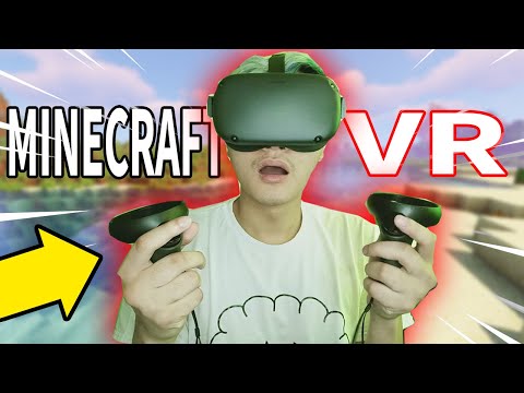 I ENTERED MINECRAFT!!!  (SO BEAUTIFUL) ||  MINECRAFT VR