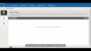 How to create a portfolio on Blackboard