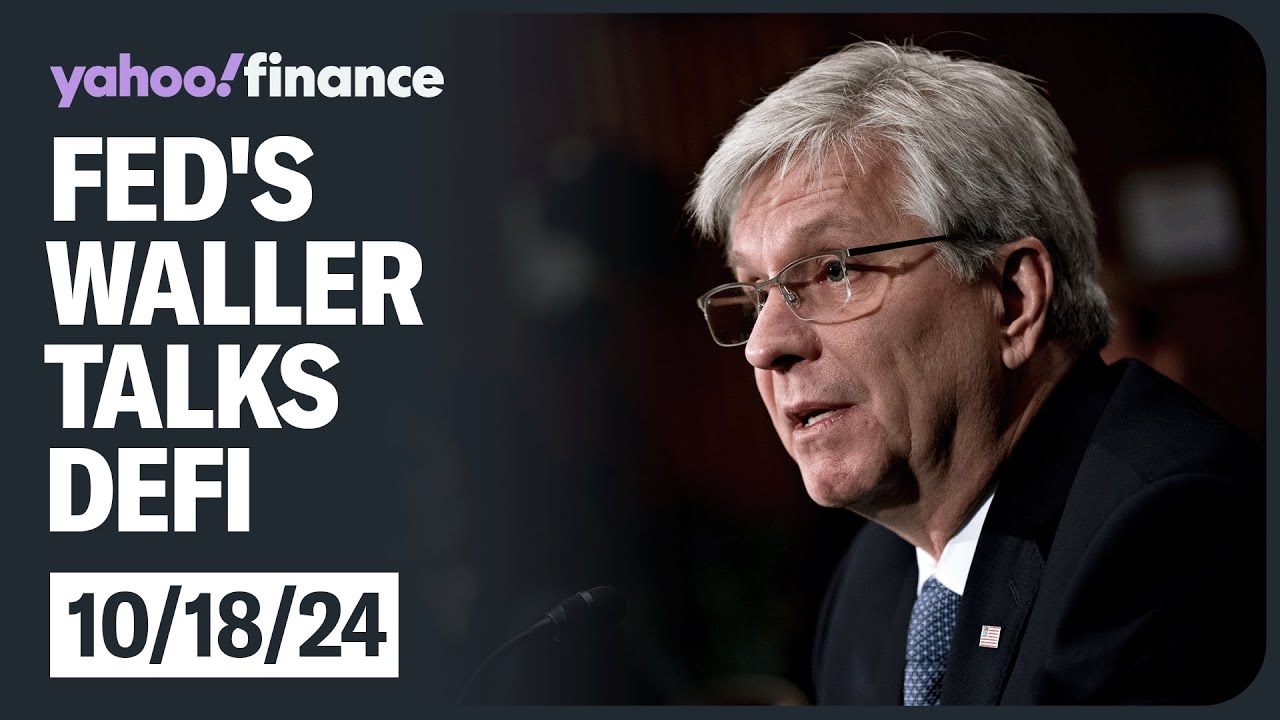 Fed governor Waller delivers remarks on decentralized finance