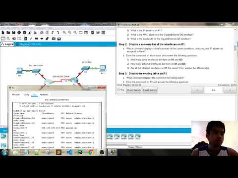 CCNA1 PKT | 6.4.3.3 Packet Tracer - Connect a Router to a LAN