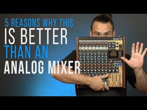 5 REASONS Why the Tascam MODEL 12 Is BETTER Than an ANALOG MIXER