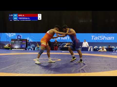 GR 72KG 1/8 Round | Anil (India) Vs Gasper Terteryan (Arm) | U23 World Championship 2025