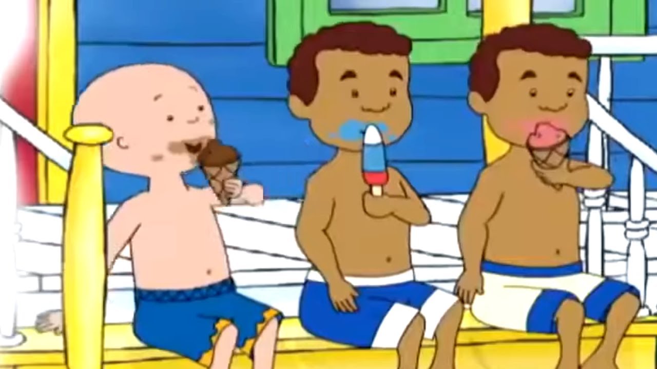 Caillou and Ice Cream | Caillou Cartoon