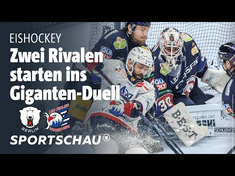 Eisbären Berlin - Adler Mannheim Highlights, DEL-Playoffs, Halbfinale Spiel 1 | Sportschau