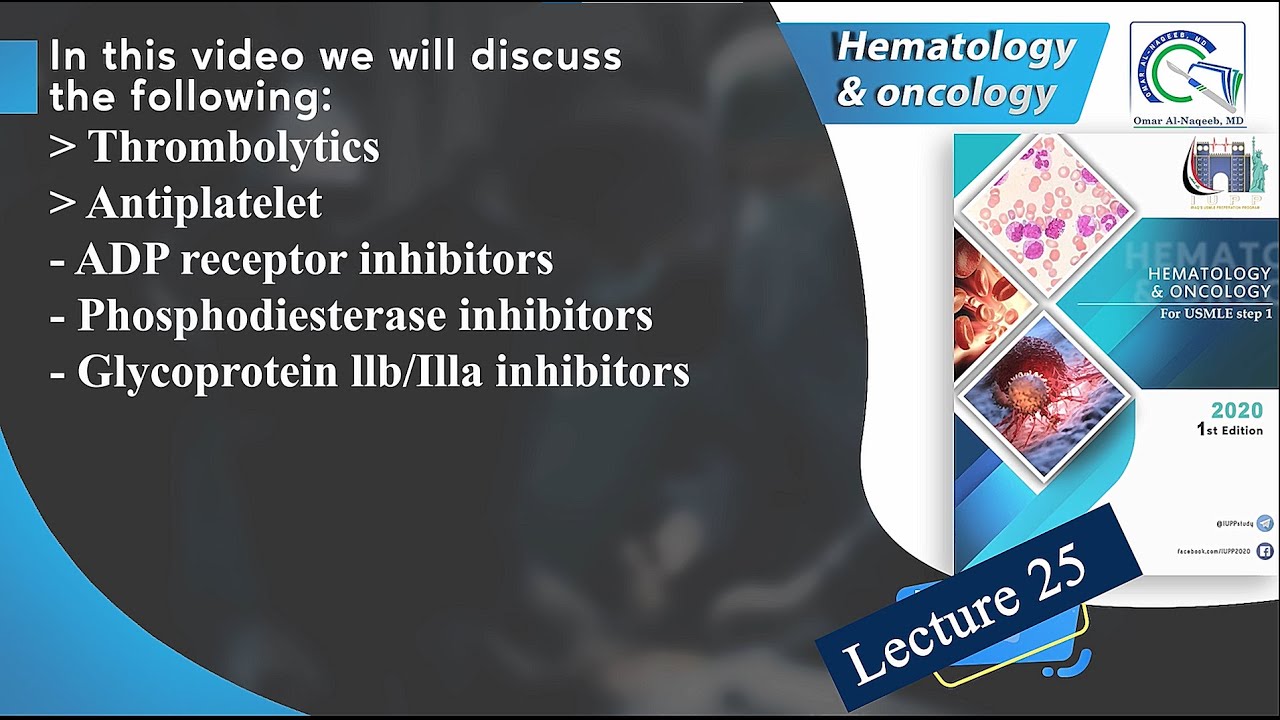 Thrombolytics therapy || Antiplatelet medications