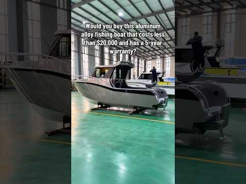 Would you buy this aluminum alloy fishing boat?#fishingboat #fishing #boats #boatlife #boat