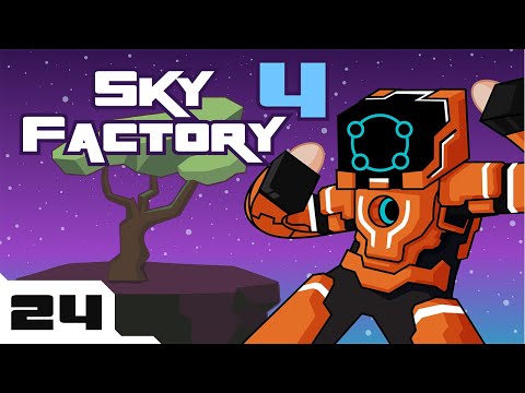 Let's Play Minecraft Sky Factory 4 Modpack - Part 24 - Tankbot