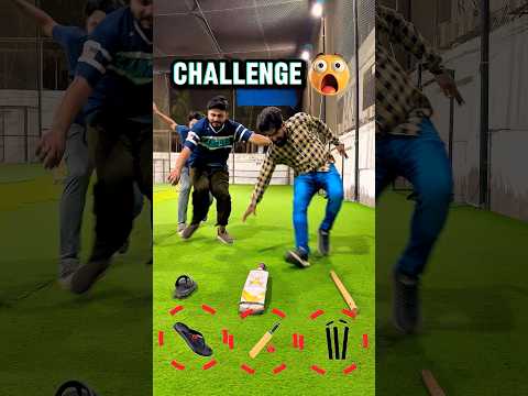 Unique challenge 😳 pt-40 | Hit a six with slippers Stumps and Long Bat 😂 | who will win ?