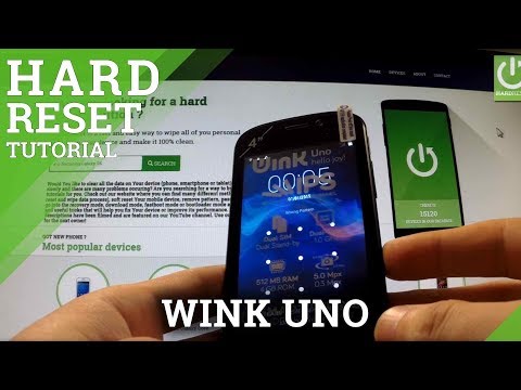 Hard Reset WINK Uno - wipe your device by Recovery Mode