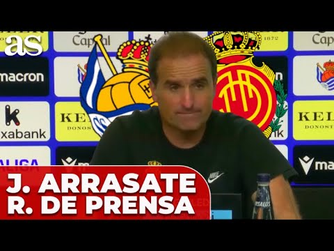 Press conference by Jagoba Arrasate after Real Sociedad vs. Mallorca
