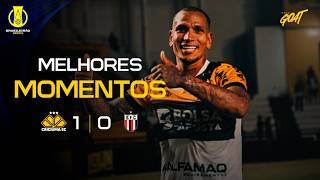 CRICIÚMA DERROTA BOTAFOGO-SP E COLA NO G-6 NO BRASILEIRÃO SÉRIE B!