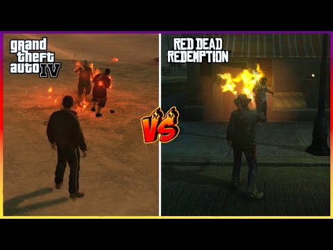 GTA 4 vs RDR | Ultimate PHYSICS Comparison [PART-2]