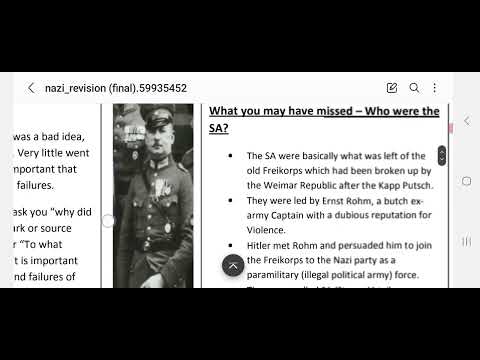 AQA GCSE HISTORY: Germany 1890-1945- Hitler and the Rise of Nazis