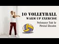 Volleyball Warm Up Exercise (P.E PERFORMANCE TASK)