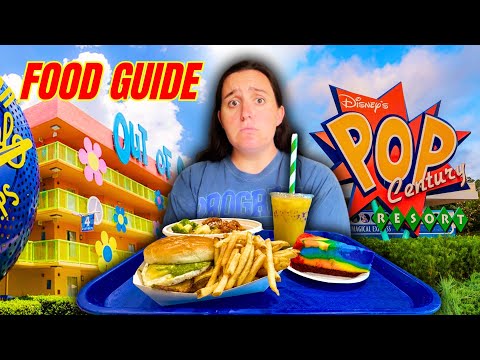 ULTIMATE FOODIE GUIDE: DISNEY’S POP CENTURY RESORT | Eating at Everything Pop For 24 Hours