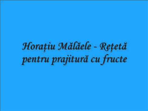 Horaţiu Mălăele - Reţetă pentru prajitură cu fructe