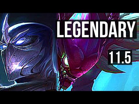 SHEN vs KHA'ZIX (JUNGLE) | 10/1/9, Legendary, 800+ games | NA Diamond | v11.5