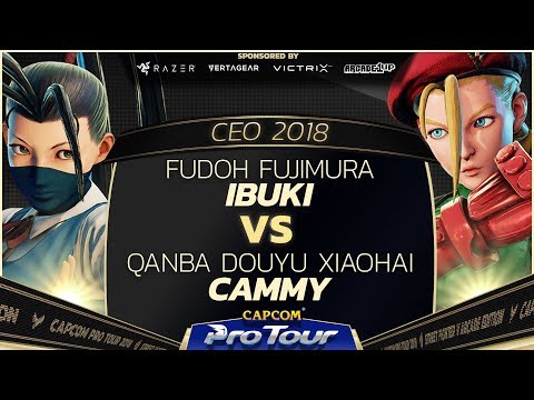 Fudoh Fujimura (Ibuki) vs Qanba Douyu XiaoHai (Cammy) - CEO 2018 - Winner Finals - CPT 2018