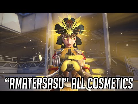 "Amaterasu" Kiriko All Cosmetics Showcase - Overwatch 2